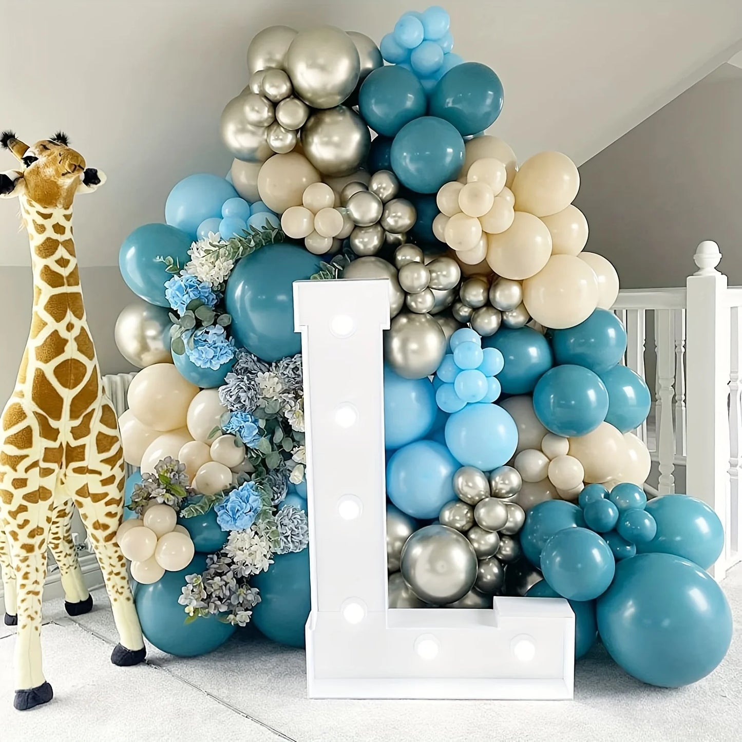 Latex Balloons Garland Kit 136 Pieces Beach Theme Wedding Decor