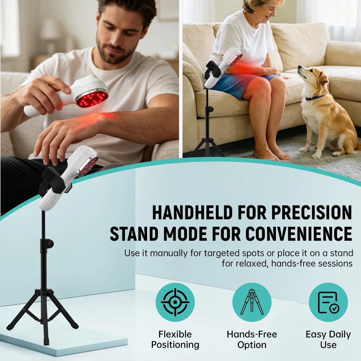 Handheld Pet Laser Therapy Device for Pain Relief and Recovery