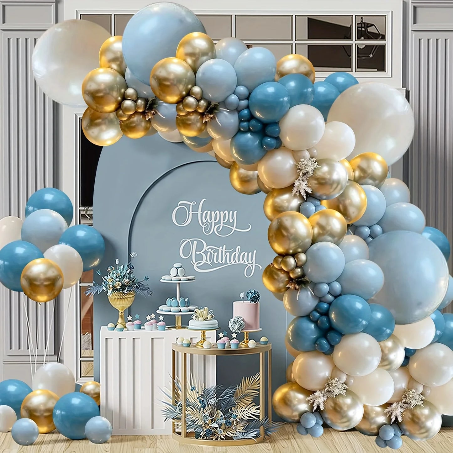 Latex Balloons Garland Kit 136 Pieces Beach Theme Wedding Decor