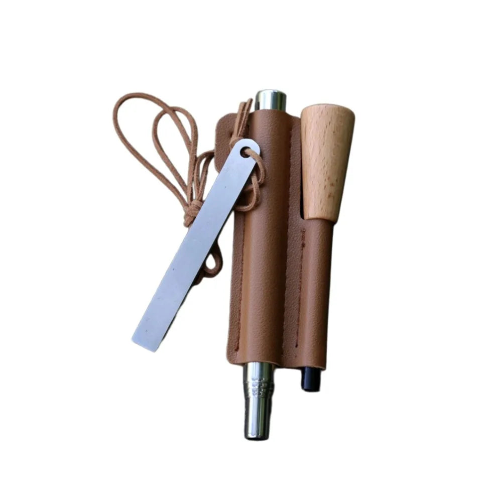 Iron Magnesium Fire Starter Kit 4 Piece Camping Survival