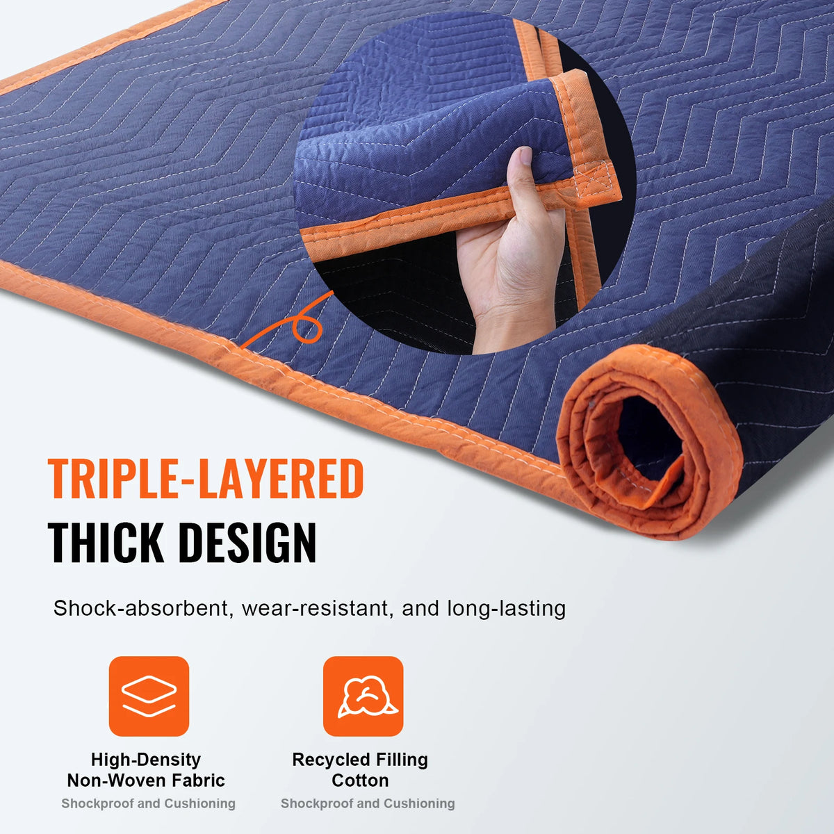 SucceBuy Heavy Duty Moving Blankets Furniture Protection Pads