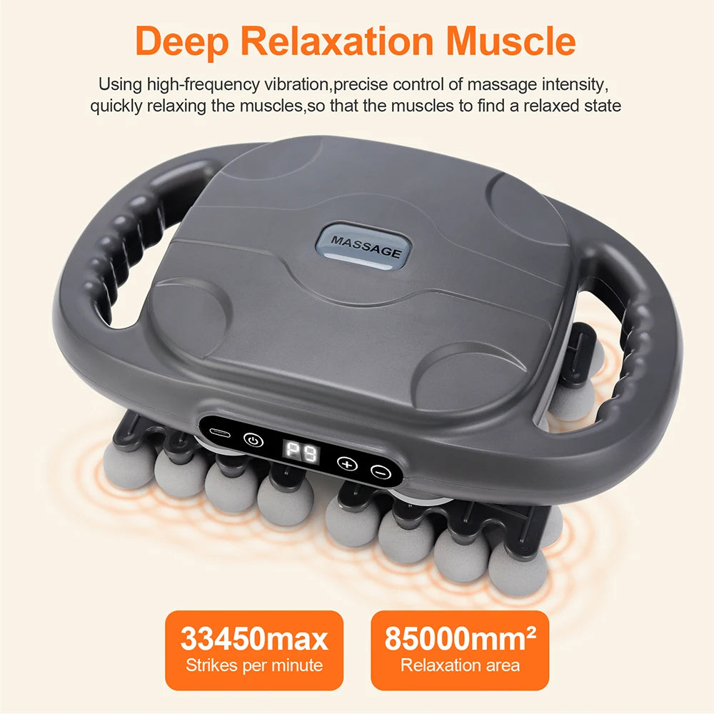 Iebilif Wireless Deep Tissue Fascia Massage Gun 42 Heads