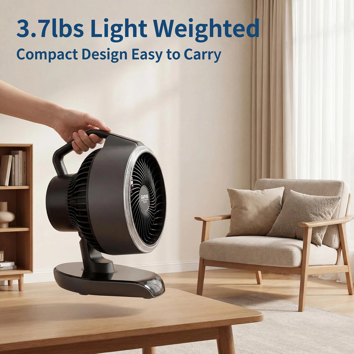HiMISS Portable Camping Fan With 20000mAh Battery And Remote Control