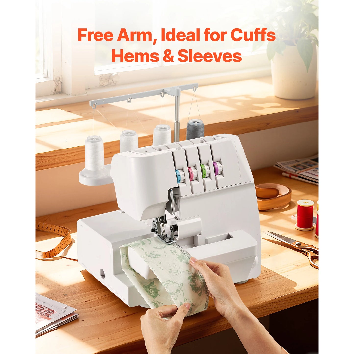 SucceBuy Serger Overlock Sewing Machine 1250 Stitches Per Minute