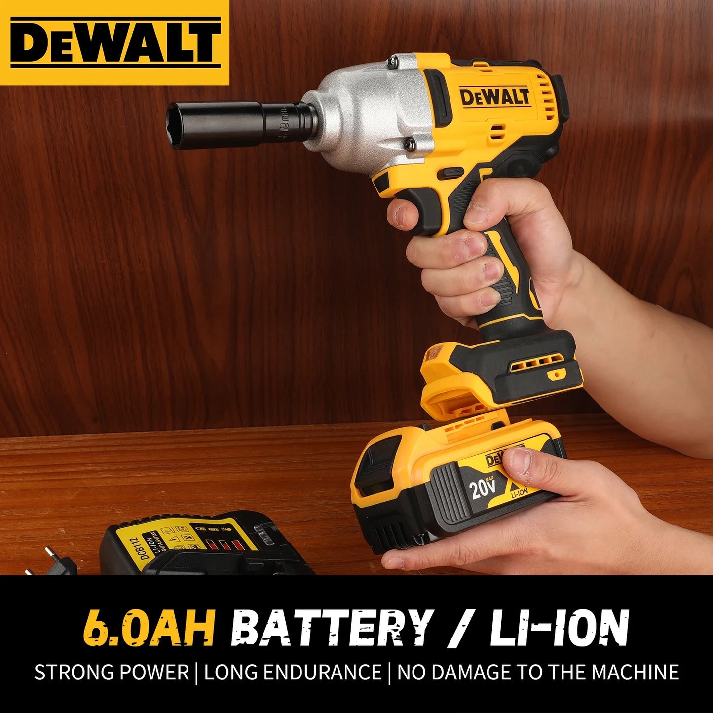 DEWALT DCB206 20V 6Ah Lithium Ion Battery Pack For Tools