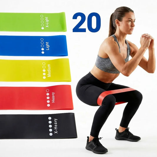TPE Resistance Loop Bands Set for Strength Training and Stretching