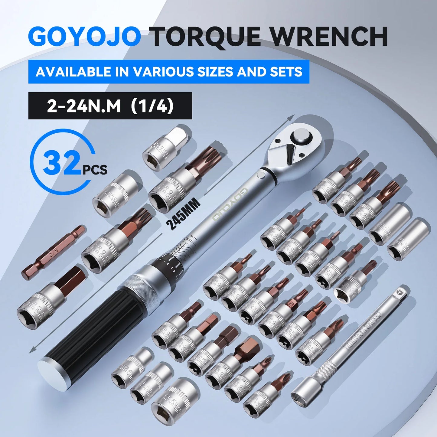 GOYOJO Torque Wrench Set for MTB Bicycle Maintenance