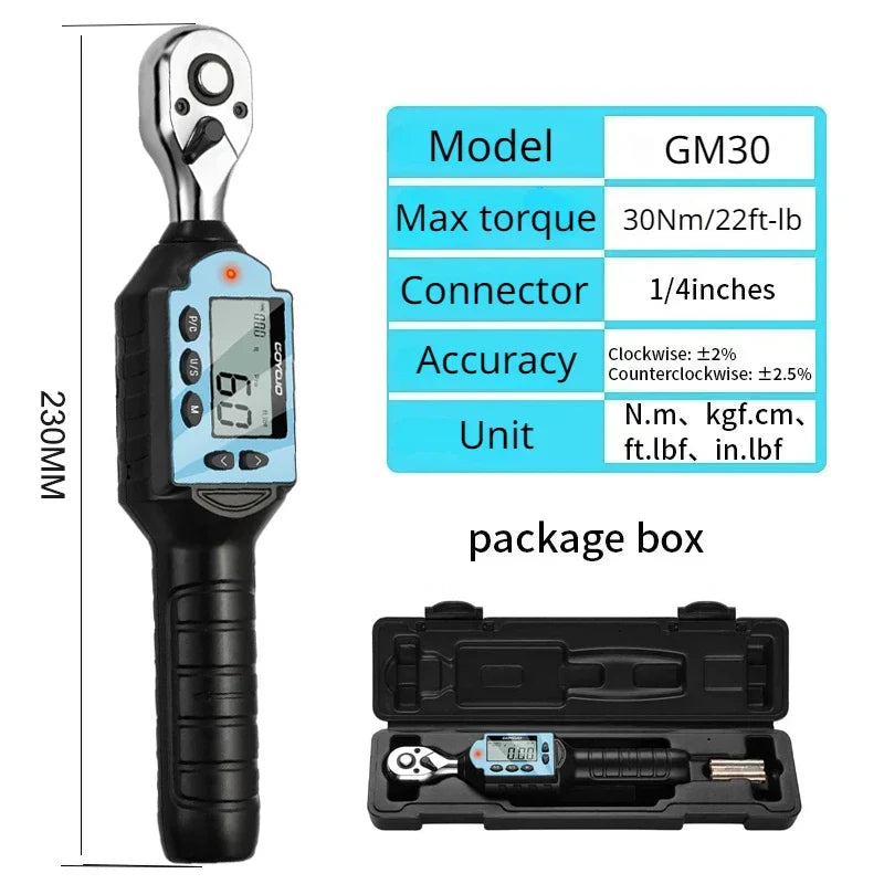 GOYOJO Digital Torque Wrench High Precision For Bikes And Cars
