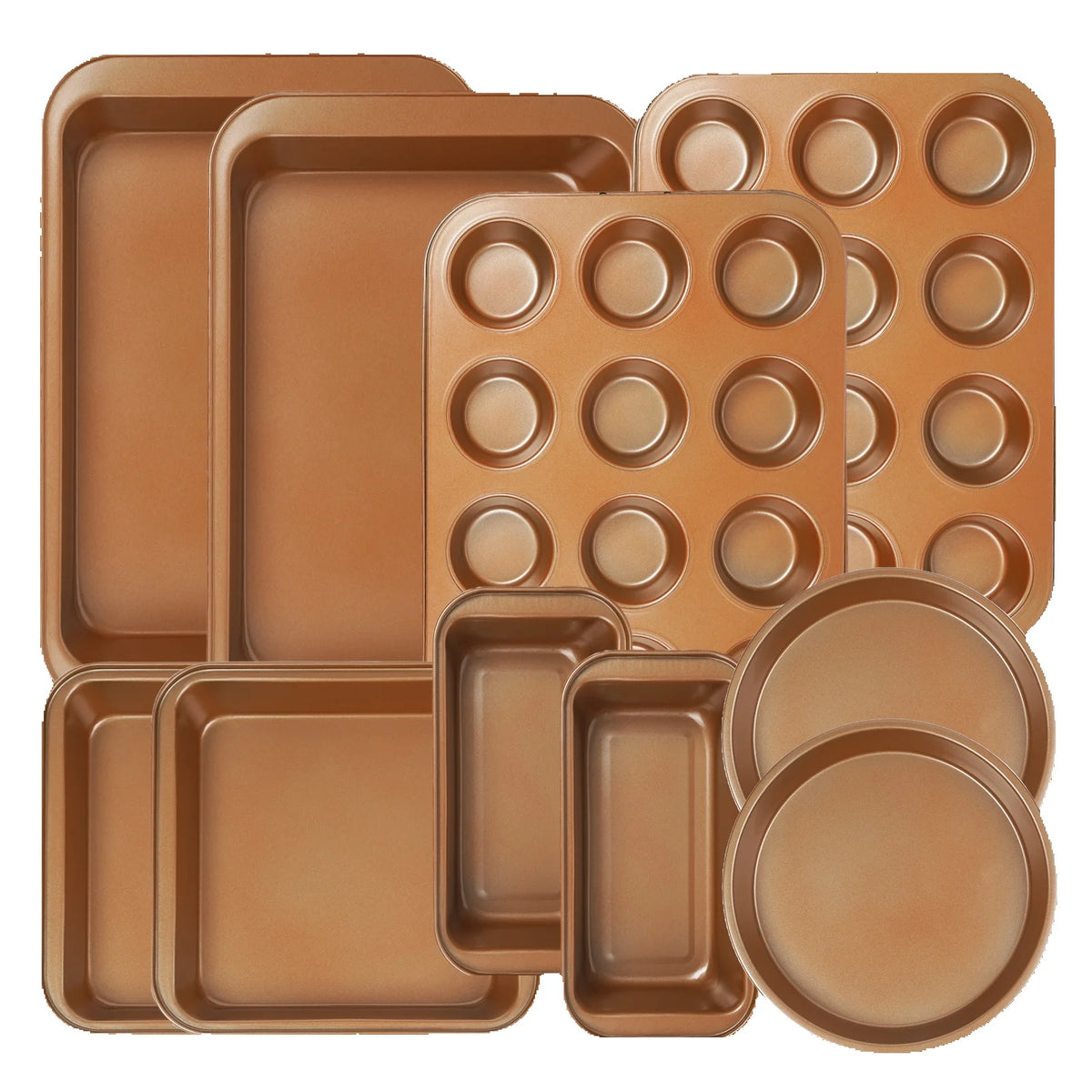 Oven Safe Nonstick Carbon Steel Bakeware Complete Baking Set