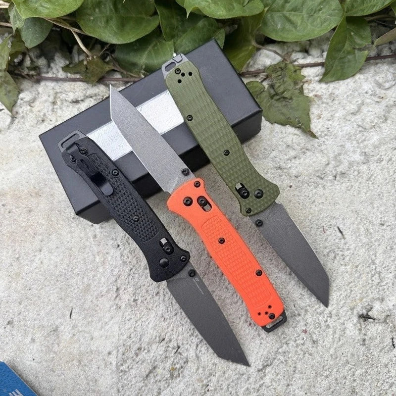 DIY Supplies BM 537 Multifunction Folding Knife 440C Steel Outdoor Tool