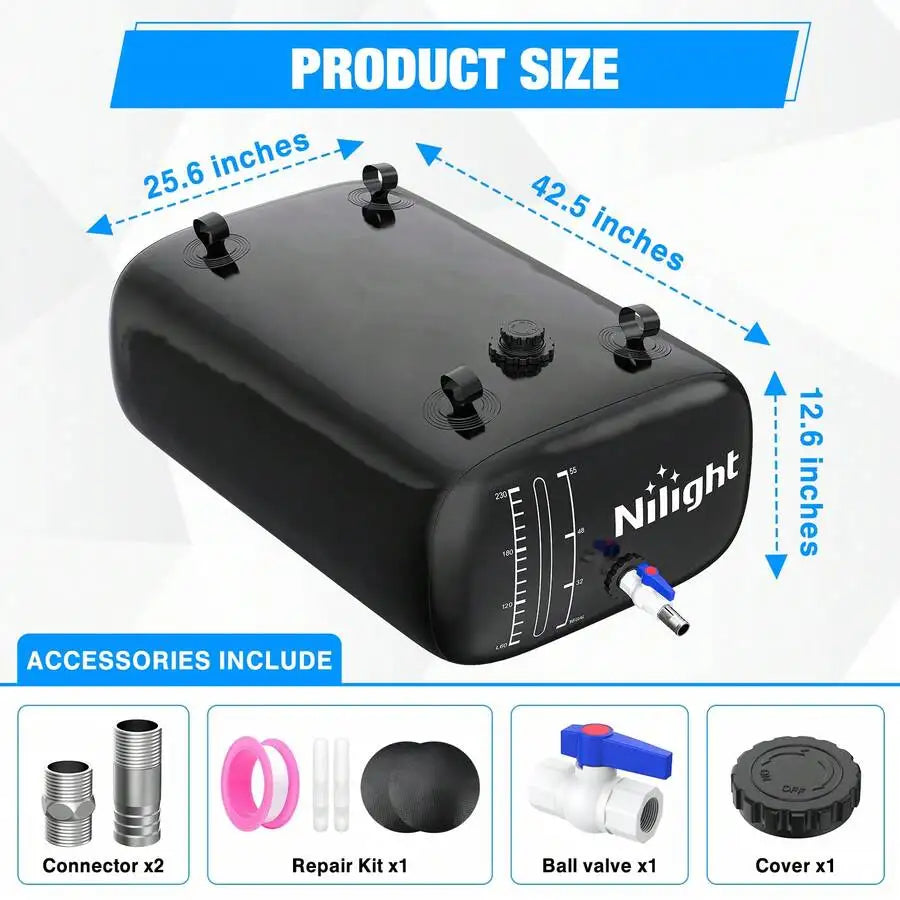 Nilight Water Storage Bladder for RV and Truck Use