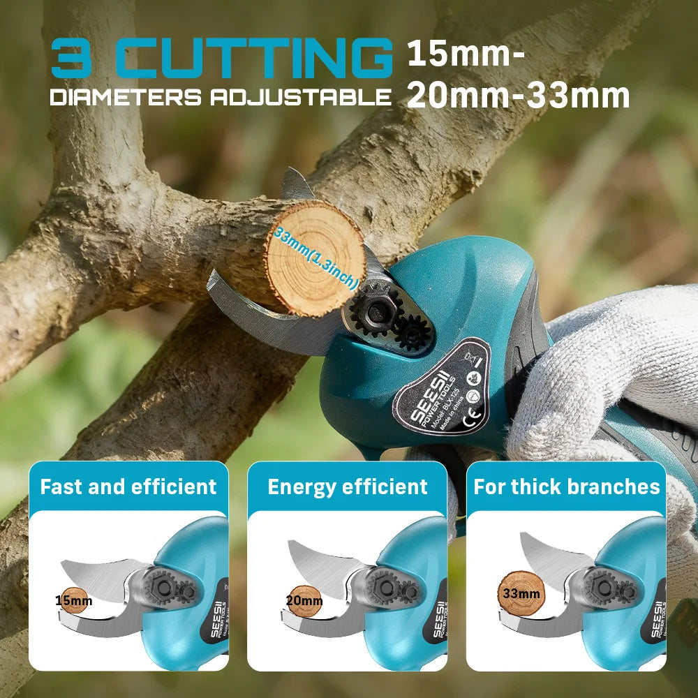 SeeSii 3in1 Brushless Cordless Scissors And Chainsaw For Makita 18V
