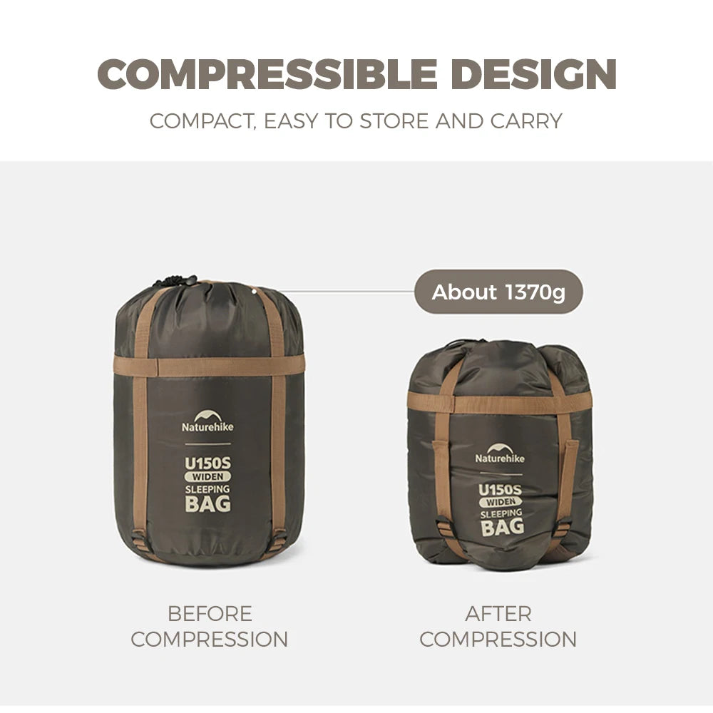 Naturehike Waterproof Four Season Camping Sleeping Quilt With Hood
