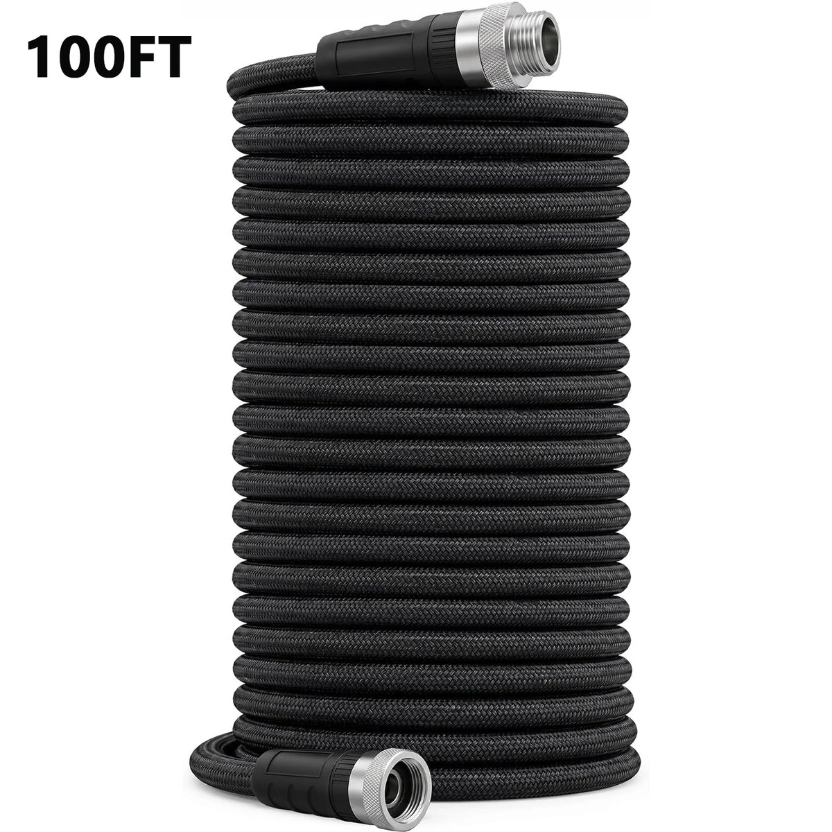 HiMISS Lightweight TPE Braided Garden Hose for Kink Resistant Watering