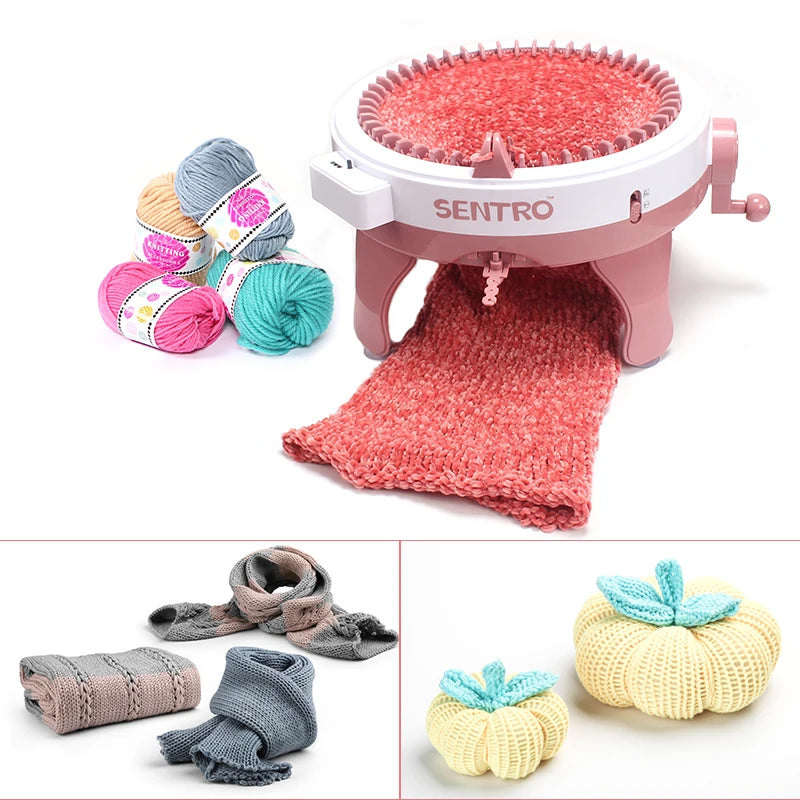 Dual Knit Loom Machine 48 Needle Crafting Kit For Hats