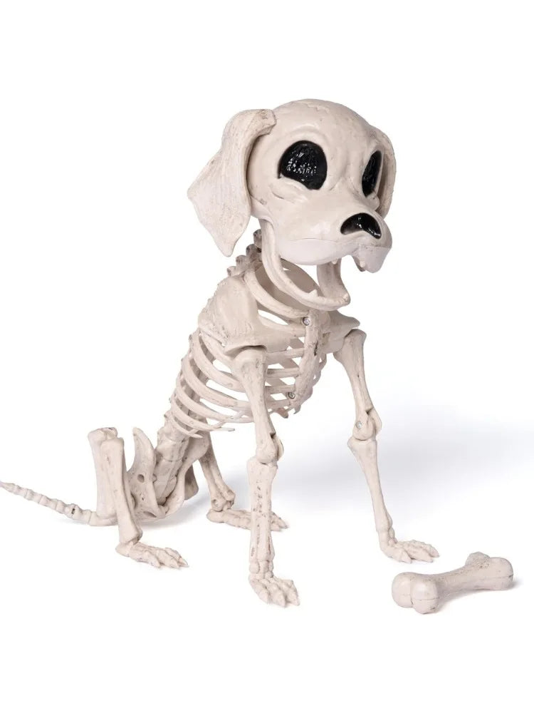 Realistic Posable Halloween Dog Skeleton With Movable Joints