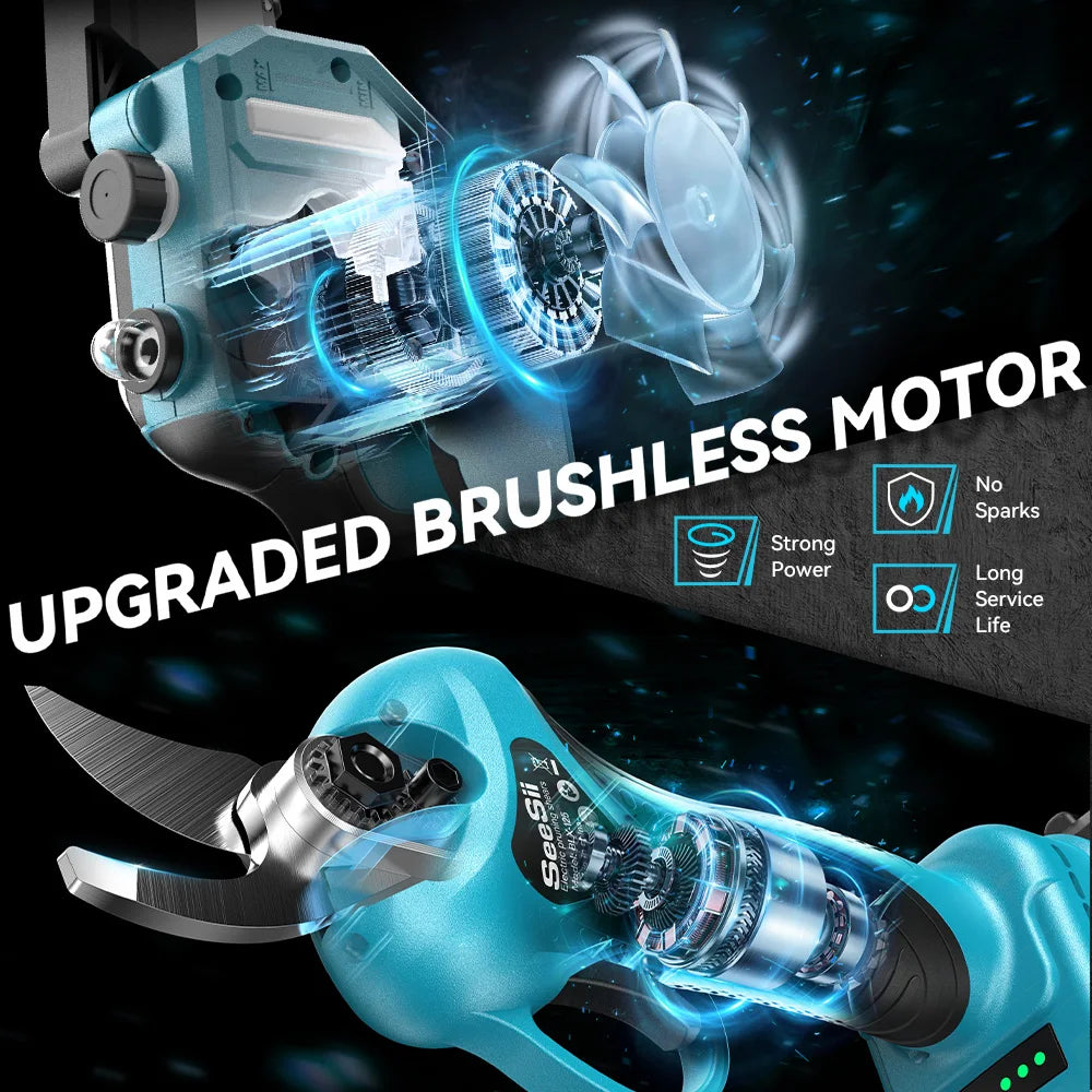 SeeSii 3in1 Brushless Cordless Scissors And Chainsaw For Makita 18V