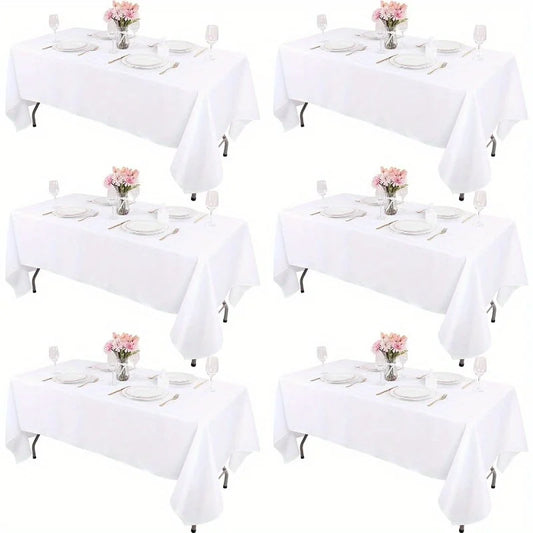 Reusable Polyester Tablecloth Set For Weddings And Banquets