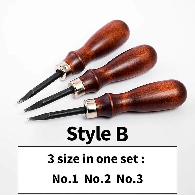 WUTA High Carbon Steel Leather Edge Beveller