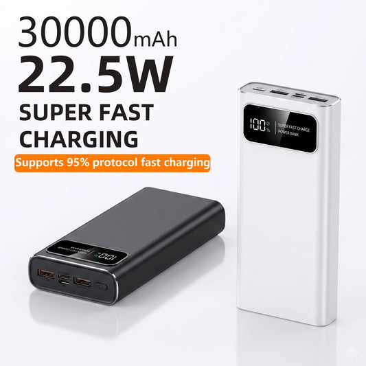Hinne 30000mAh Power Bank 22.5W Fast Charge With LED Display