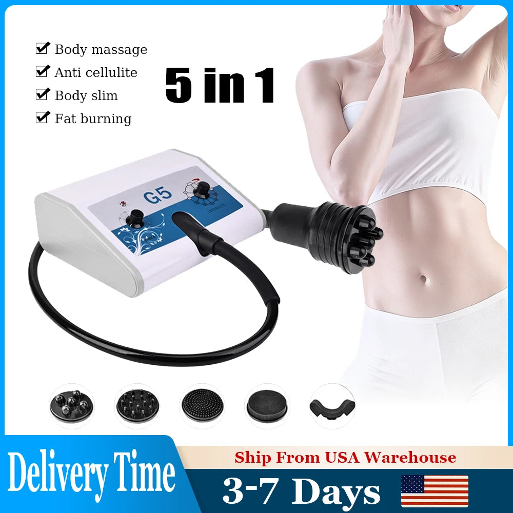 AOKO G5 Vibrating Body Massage Machine With Five Massage Heads