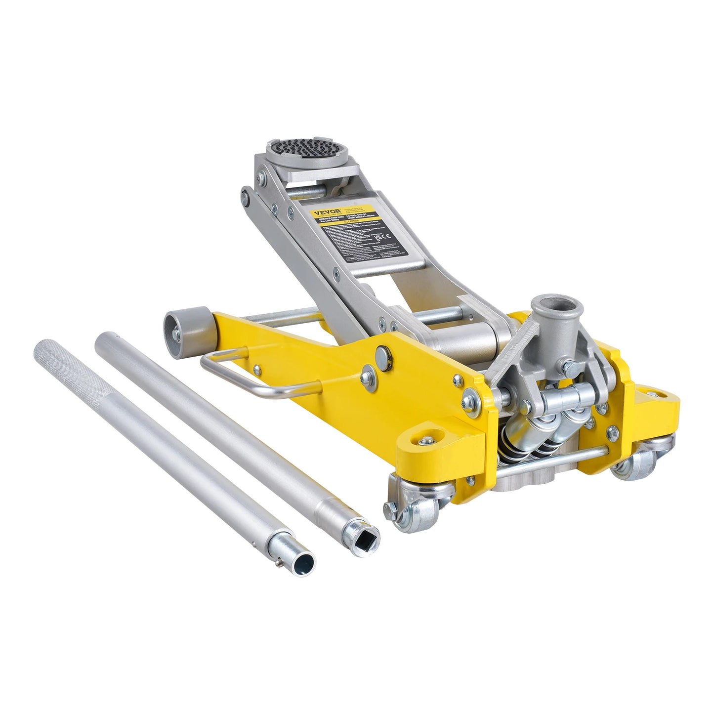 SucceBuy Aluminum Floor Jack Hydraulic Car Jack With Quick Lift