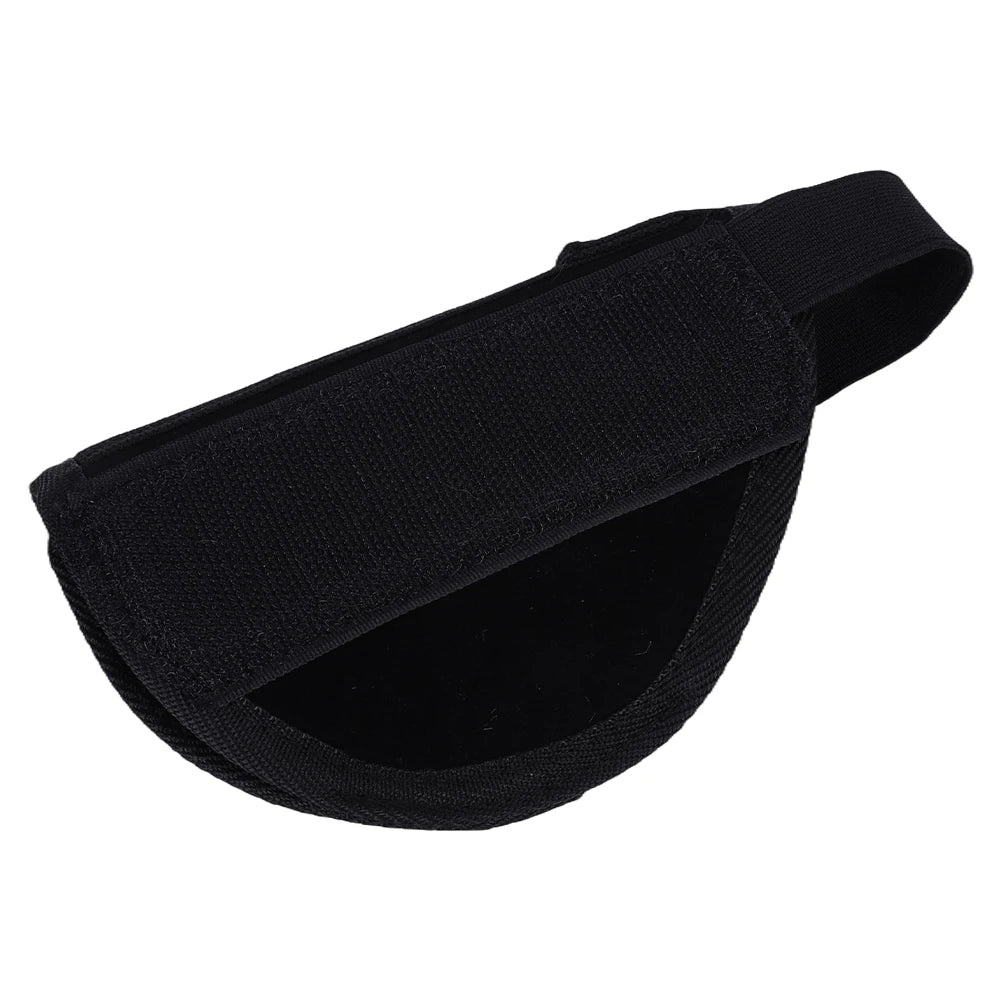 Lockable Soft Pistols Case Bible Style Leather Gun Bag Concealment