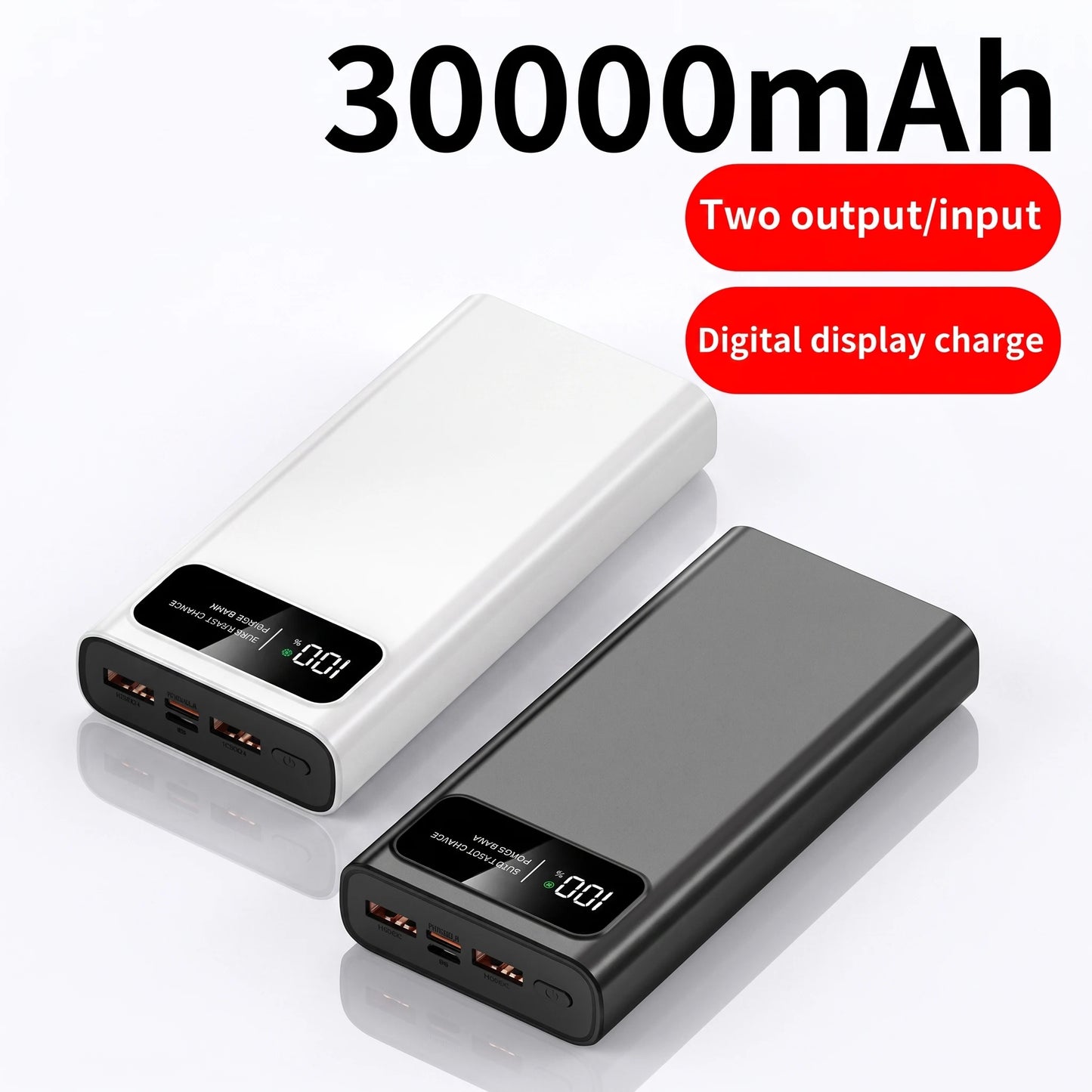 Hinne 30000mAh Power Bank 22.5W Fast Charge With LED Display