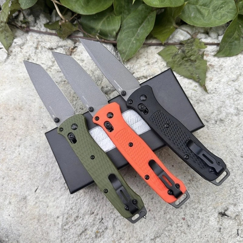DIY Supplies BM 537 Multifunction Folding Knife 440C Steel Outdoor Tool