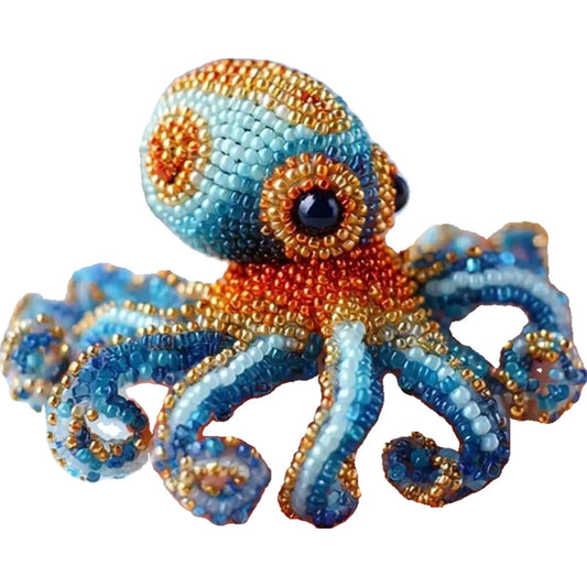 Creative Beaded Embroidery Ocean Beadwork DIY Kit Ocean Animals