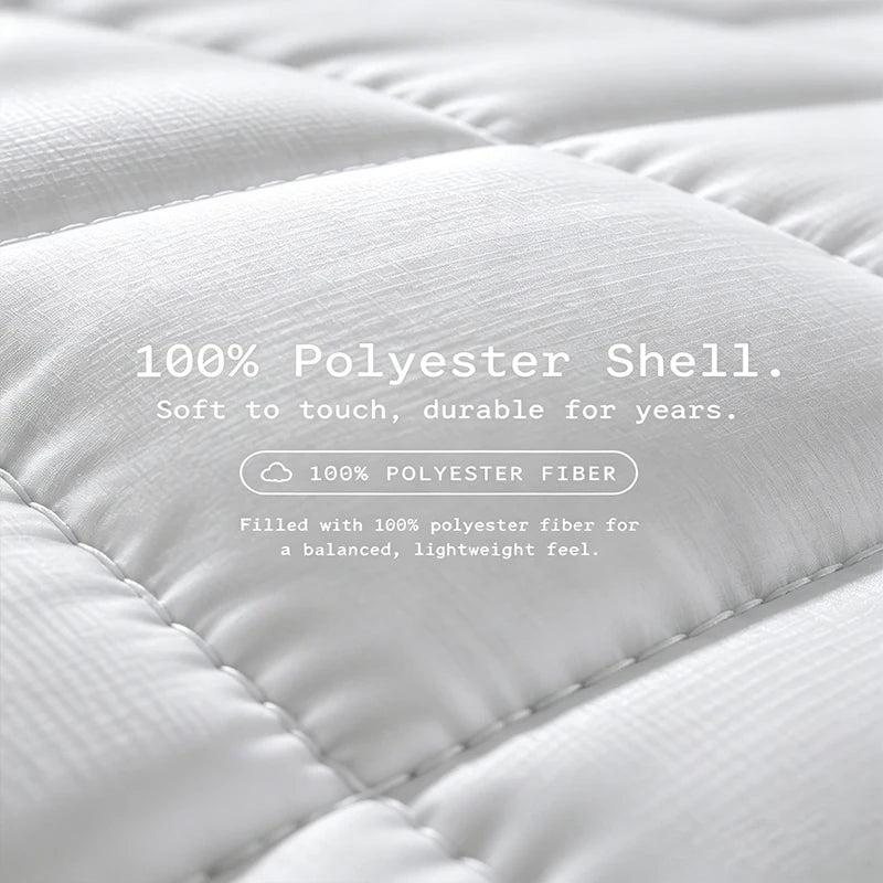Lightweight Breathable Thin Polyester Mattress Protector