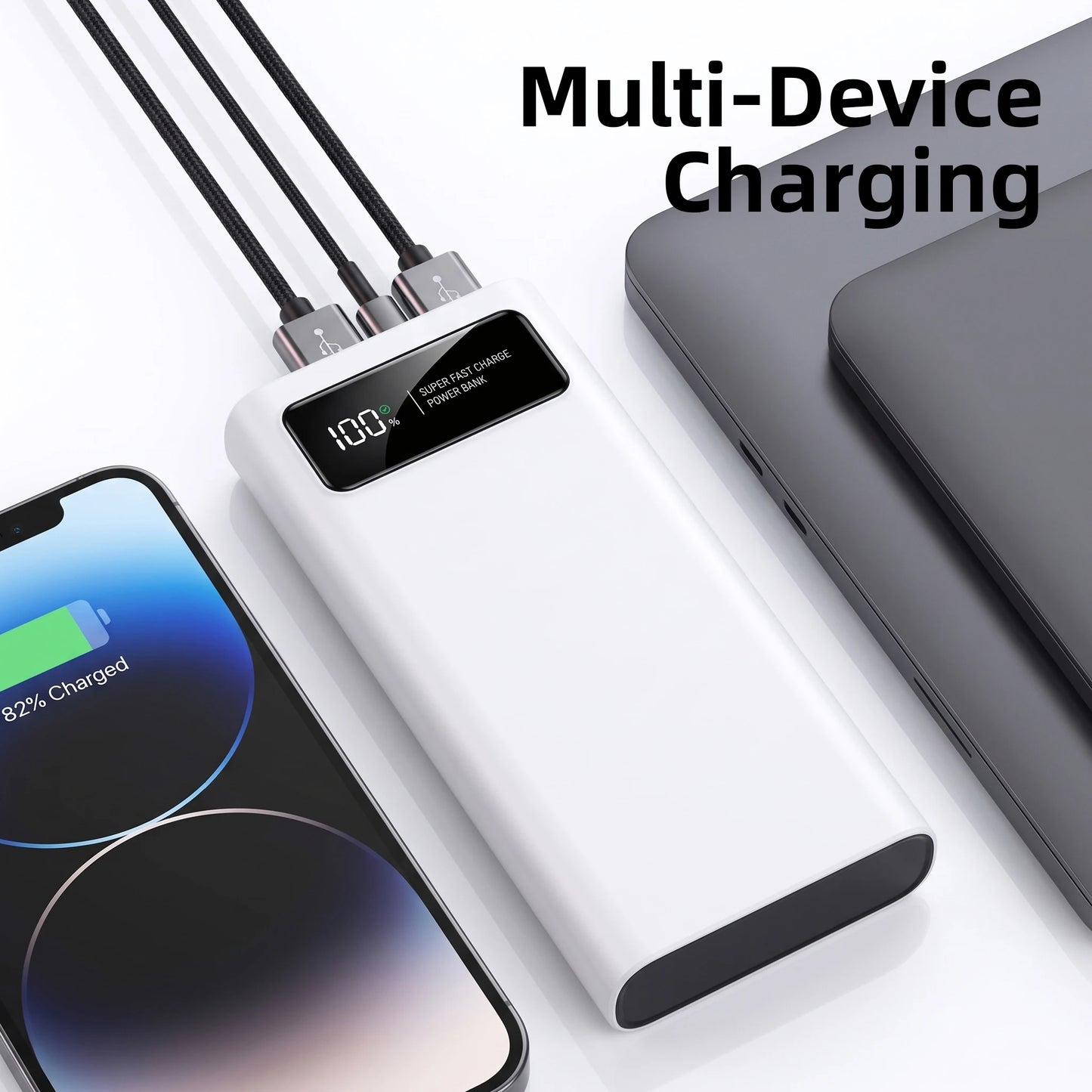 Hinne 30000mAh Power Bank 22.5W Fast Charge With LED Display