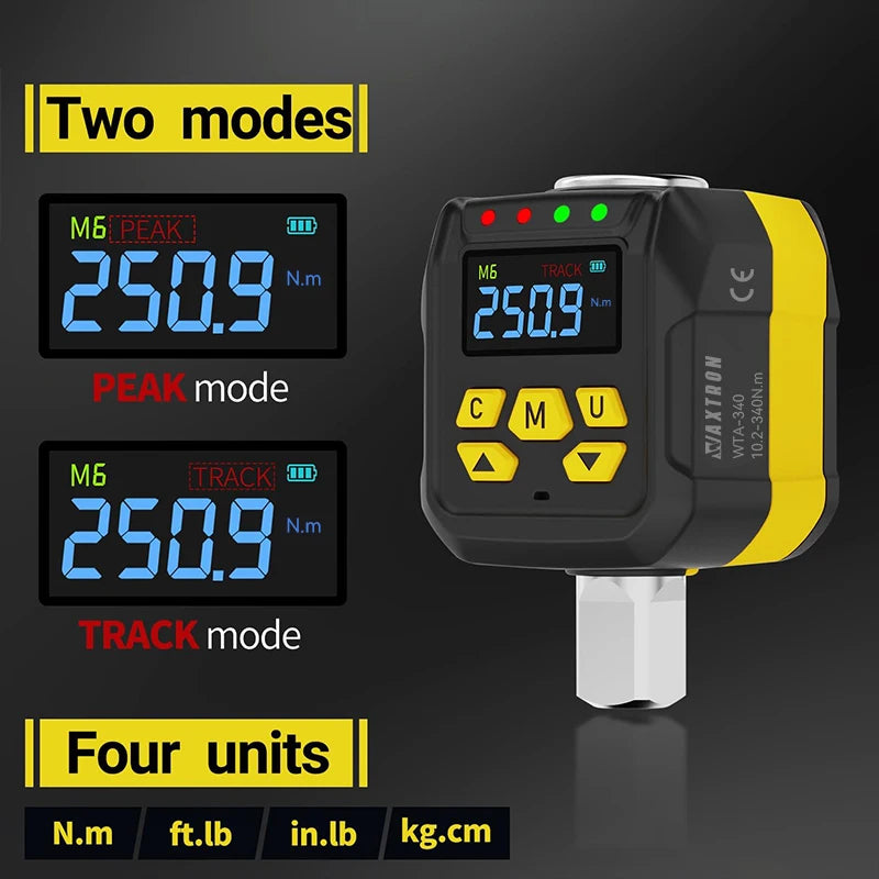 WAXTRON Digital Torque Wrench Adapter Set Multi Drive