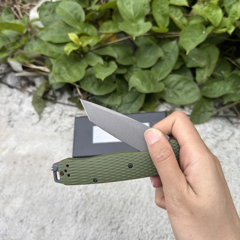DIY Supplies BM 537 Multifunction Folding Knife 440C Steel Outdoor Tool