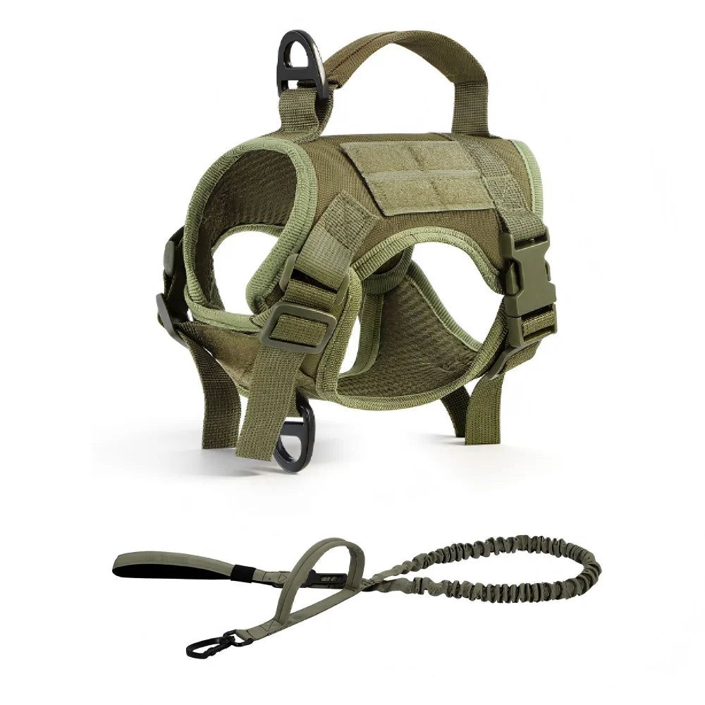 PETRAVEL Tactical Cat Harness Vest And Leash Set Escape Proof
