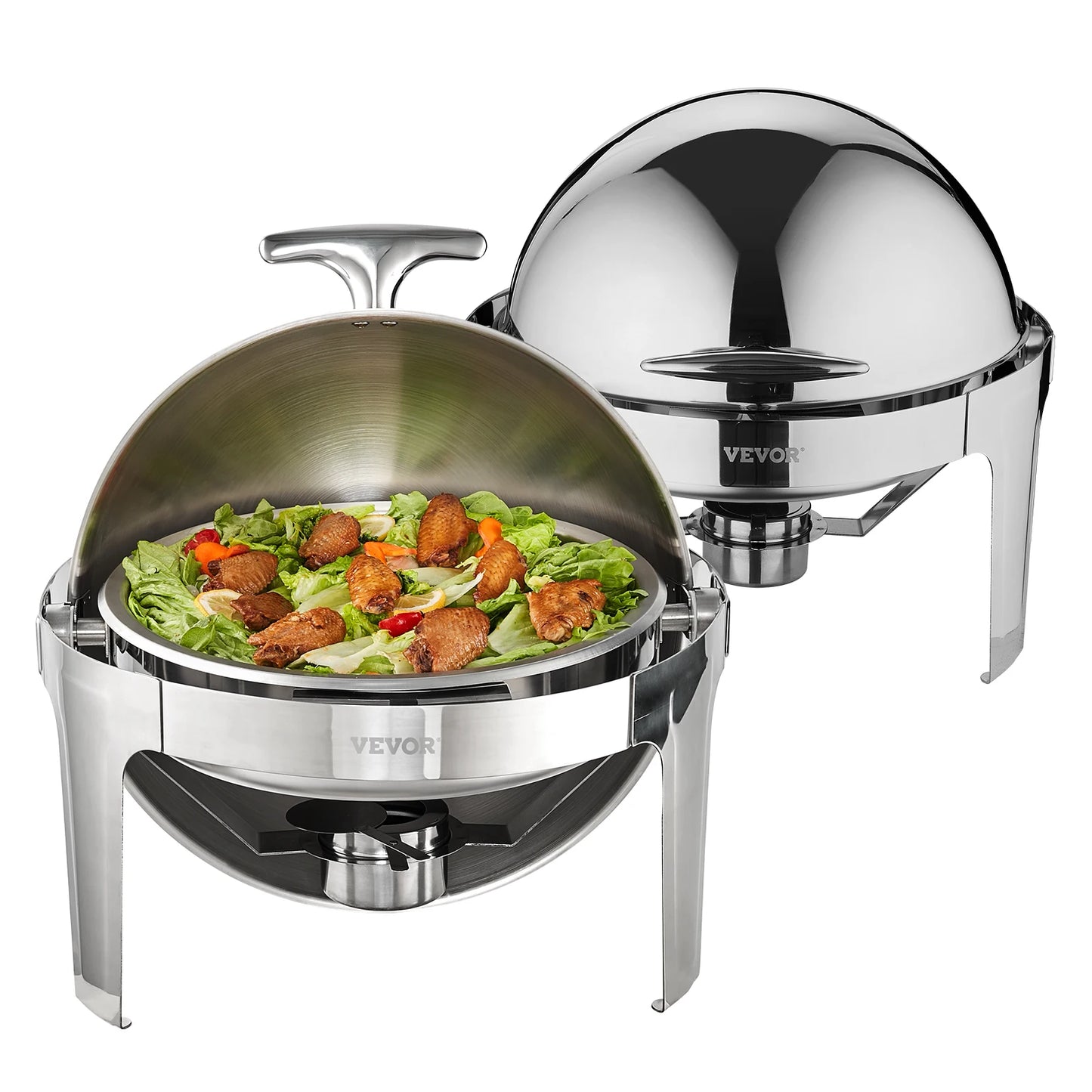 Succebuy Roll Top Chafing Dish Buffet Set Stainless Steel Warmer