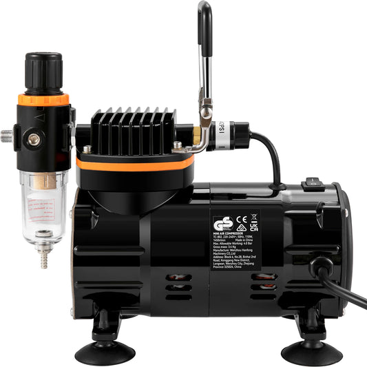 SucceBuy Professional Dual Action Airbrush Kit 120W Electric Sprayer