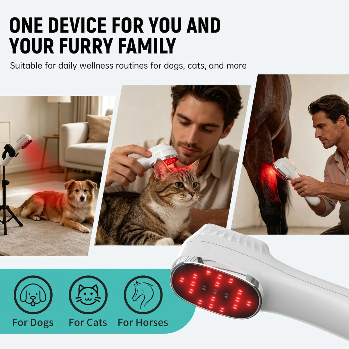 Handheld Pet Laser Therapy Device for Pain Relief and Recovery