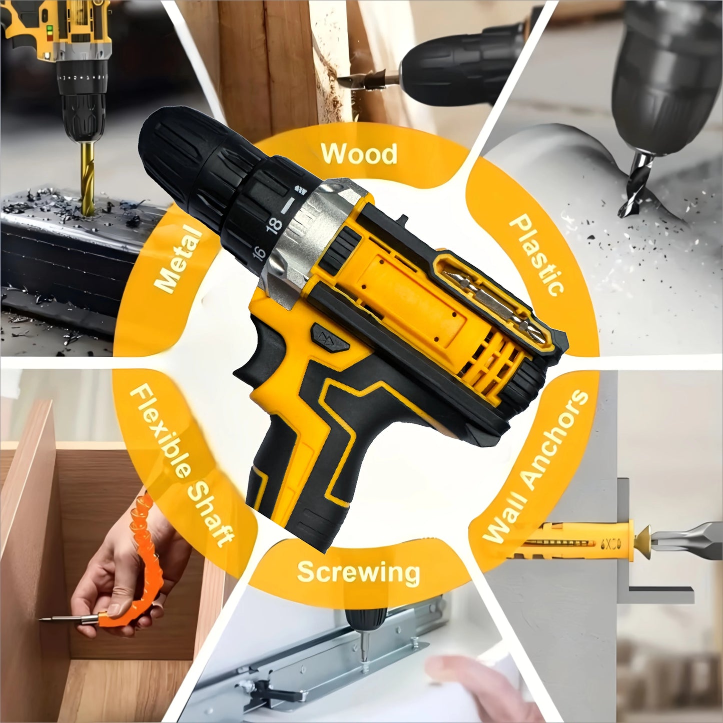 WBD Tool 24-Piece Drill Kit With Dual Battery Charger