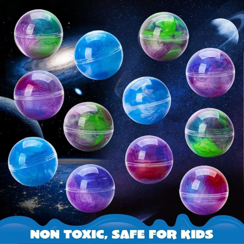 Galaxy Slime Ball Toys 24 Pack Party Favors For Girls And Boys