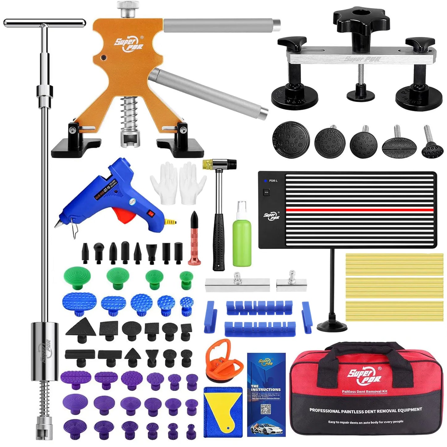 PDR Dent Removal Car Dent Repair Kit Paintless Dent Repair