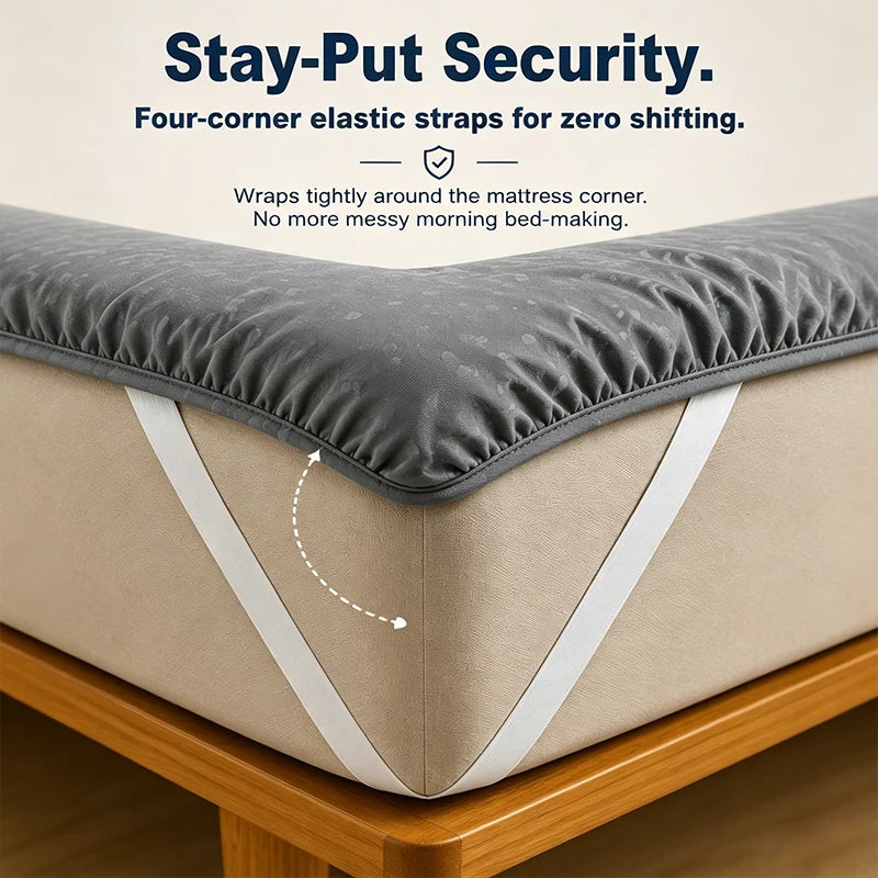 Lightweight Breathable Thin Polyester Mattress Protector