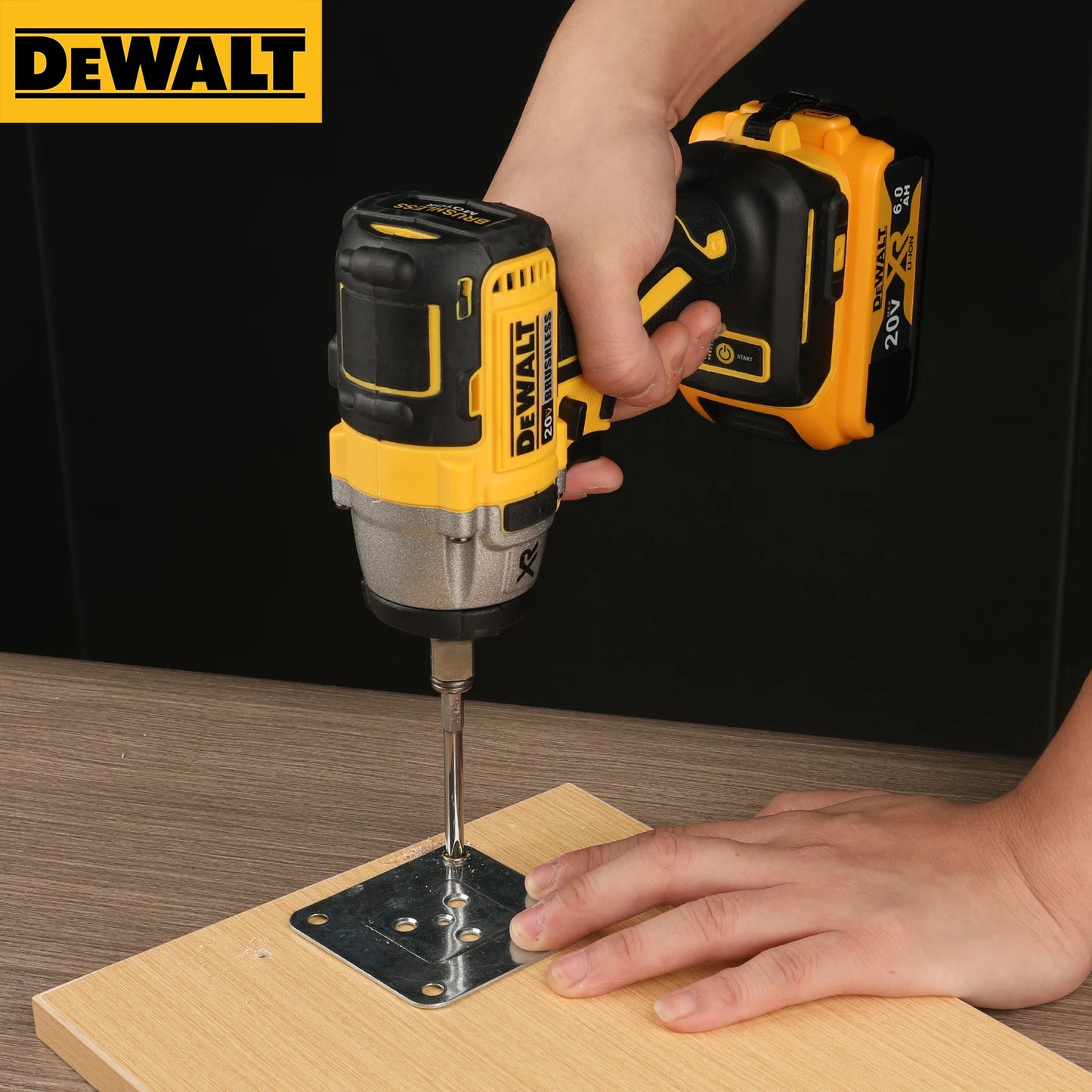 DeWalt DCF880 20V Max XR Brushless Cordless Impact Wrench, 205Nm Torque Multifunctional Portable Tool for Auto Repair