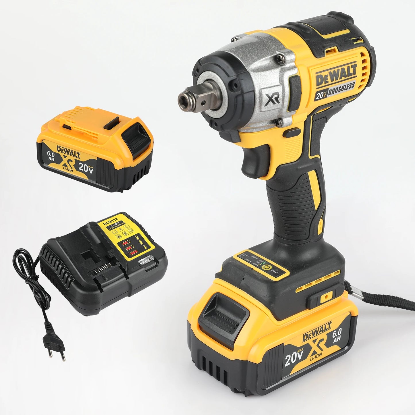 DeWalt DCF880 20V Max XR Brushless Cordless Impact Wrench, 205Nm Torque Multifunctional Portable Tool for Auto Repair