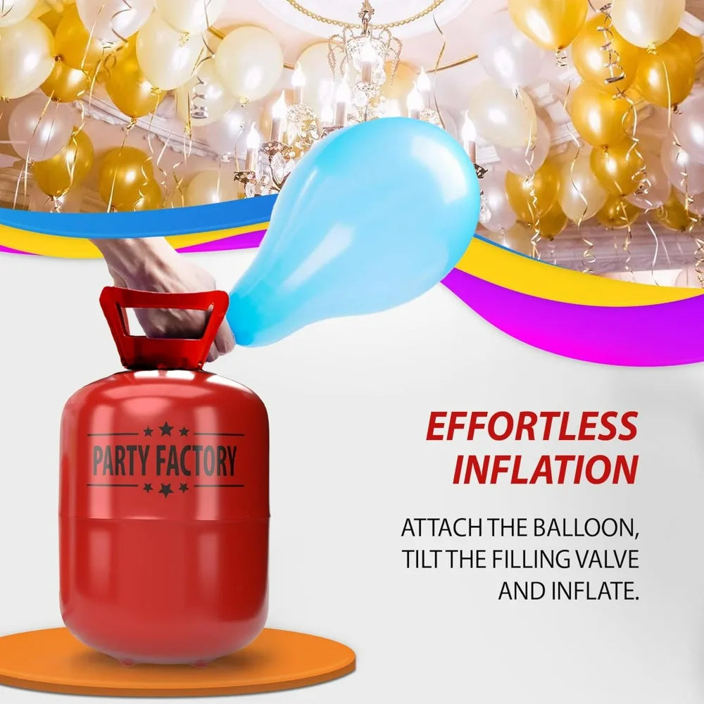 Party Factory Disposable Helium Tank For Latex Foil Balloons