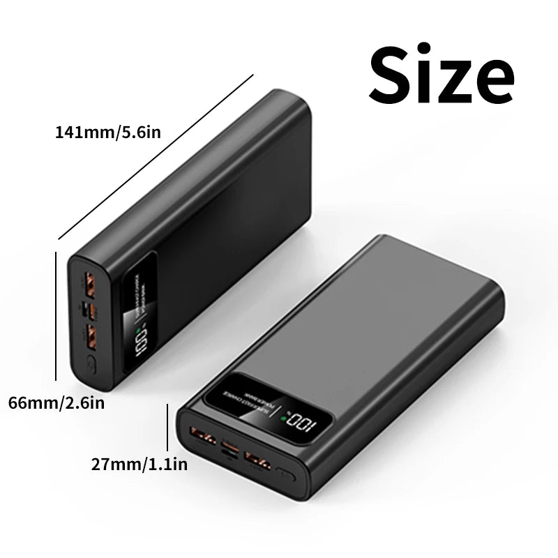 Hinne 30000mAh Power Bank 22.5W Fast Charge With LED Display