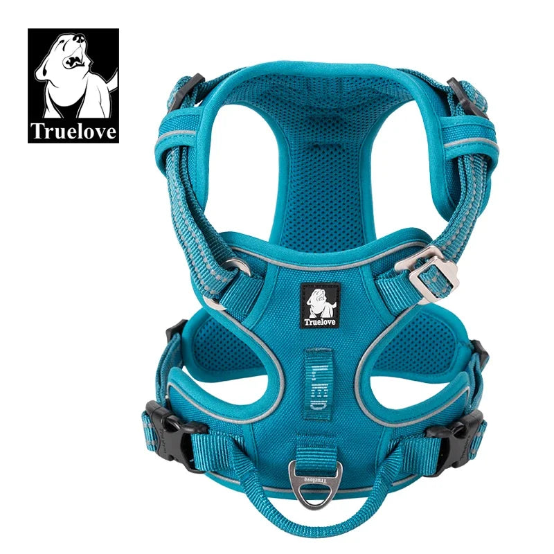 Truelove Reflective Adjustable Nylon Dog Harness For Walking