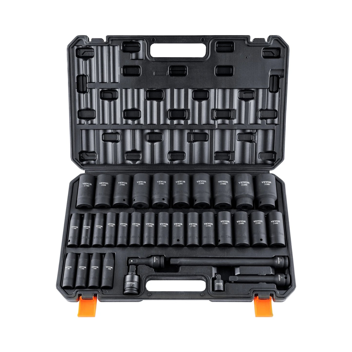 SucceBuy CrV CrMo Alloy Steel Impact Socket Set SAE Metric 23 33 34 48 65 PC