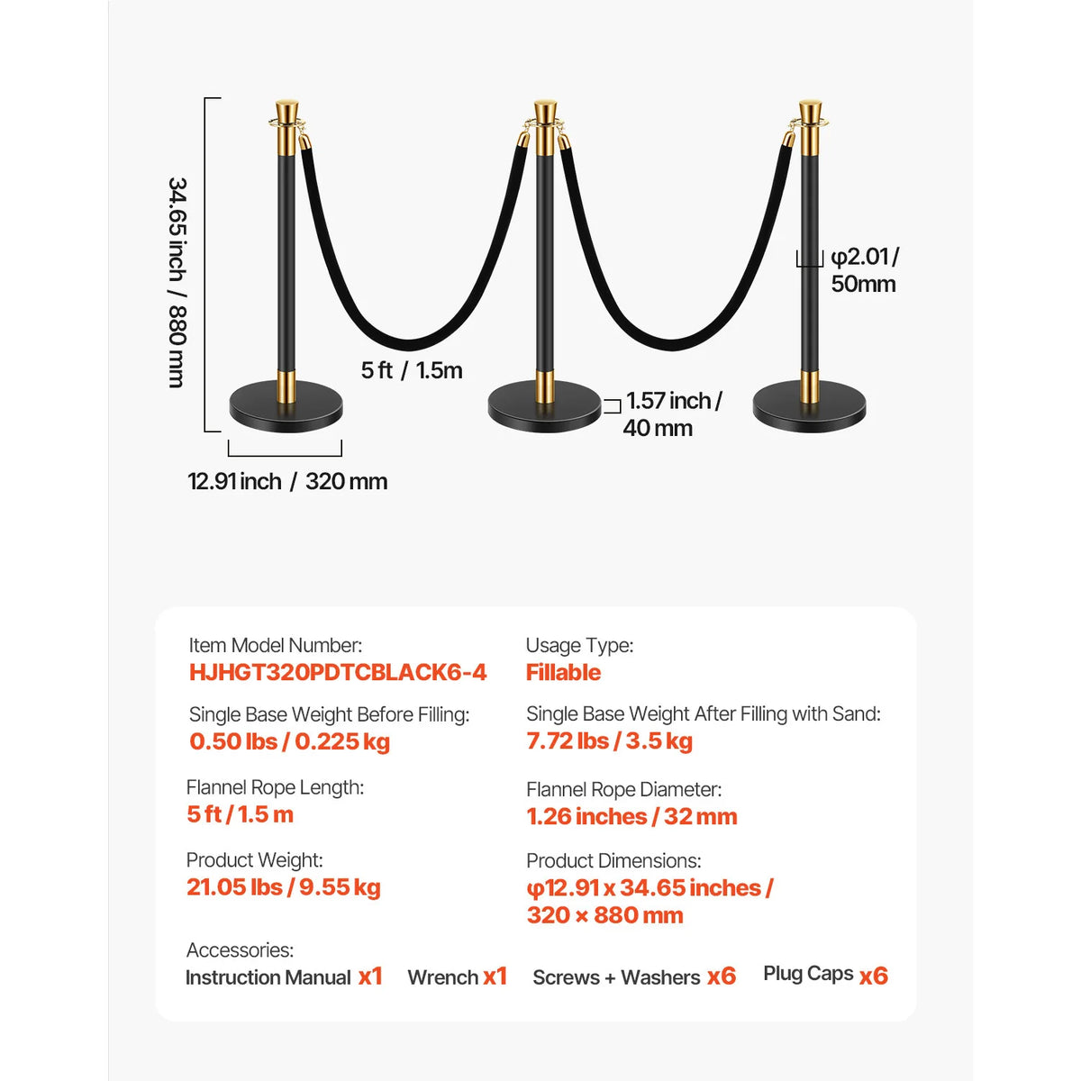 SucceBuy Stainless Steel Crowd Control Stanchion Posts With Velvet Ropes
