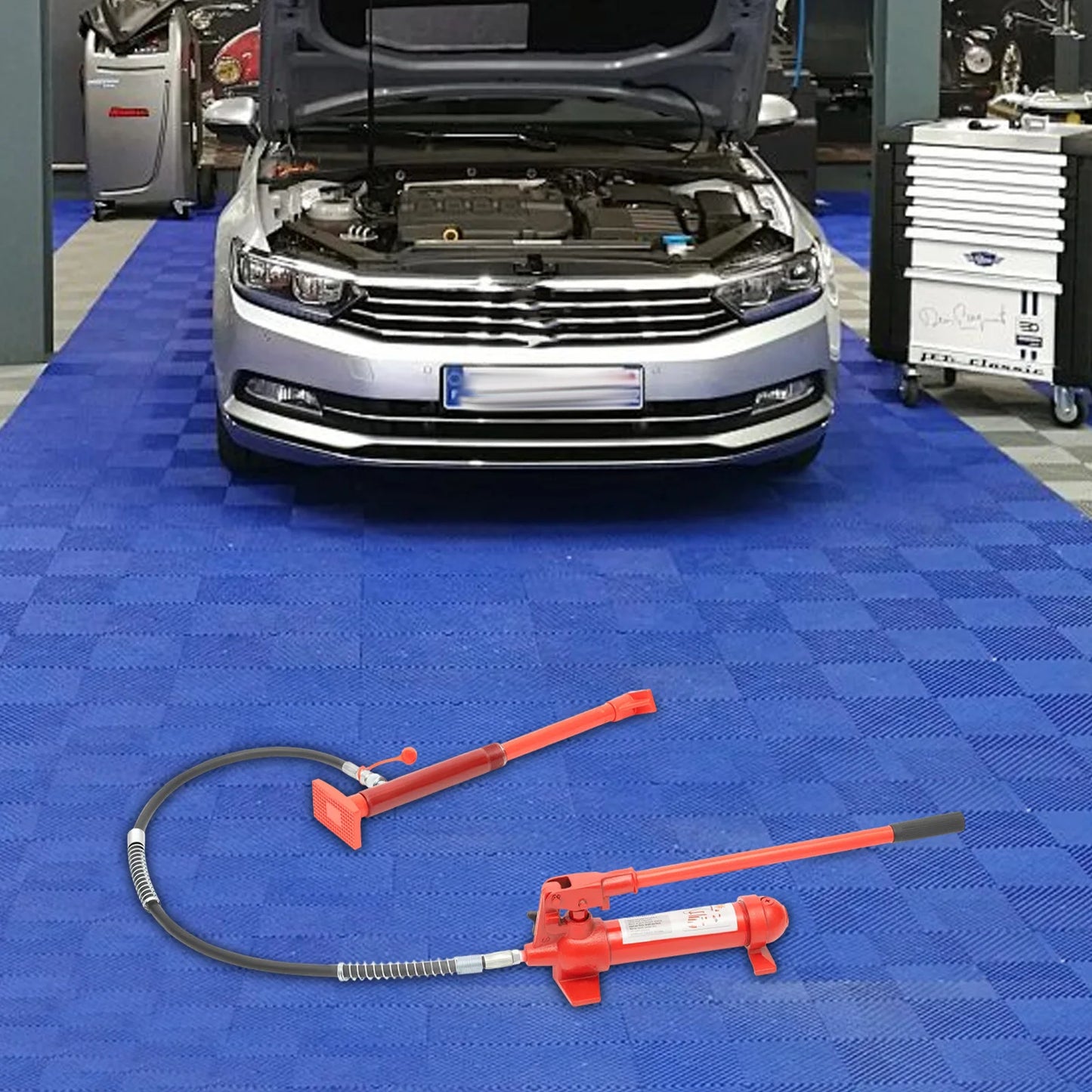 Bymaocar 15-Piece Automotive Body Repair Tool Kit Hydraulic Jack Set